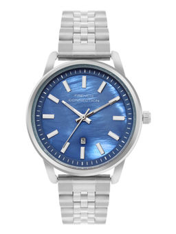 French Connection - BLUE Dial Analog Dated Watch for Women (FCB14USM)