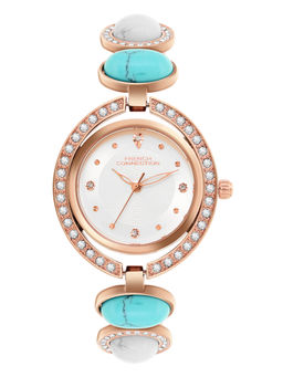 French Connection - Silver Dial Analog Watch for Women (FCD1URGM)