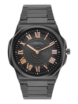 French Connection - BLACK Dial Analog Watch for MEN (FCN0125BM)