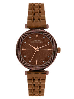 French Connection - Brown Dial Analog Watch for Women (FCN0133BRM)
