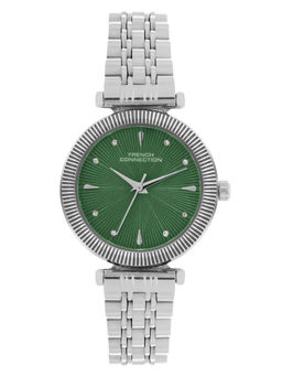 French Connection - GREEN Dial Analog Watch for Women (FCN0133SM)