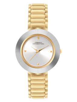 French Connection - Silver Dial Analog Watch for Women (FCN0136SGM)