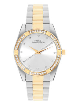 French Connection - Silver Dial Analog Watch for Women (FCN0138STM)