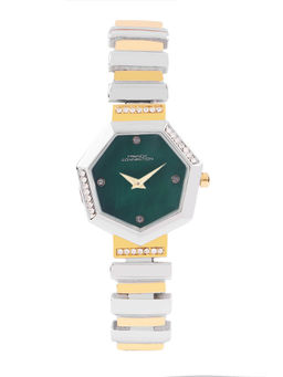 French Connection - GREEN Dial Analog Watch for Women (FCN0139TM)