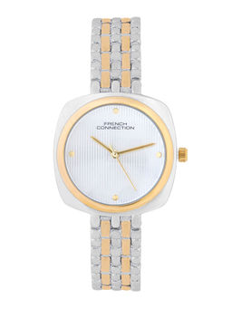 French Connection - Silver Dial Analog Watch for Women (FCN0143TM)