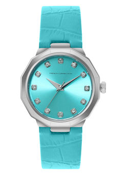 French Connection - Tiffany Blue 325C Dial Analog Watch for Women (FCT2UL)