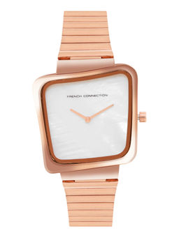 French Connection - Silver Dial Analog Watch for Women (Fcu6Rgm)