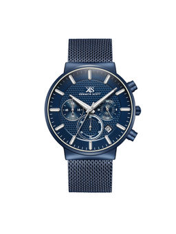 Kenneth Scott - Men's Multi Function Blue Dial Watch (K22133-Nmnn)
