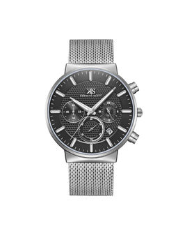 Kenneth Scott - Men's Multi Function Black Dial Watch (K22133-Smsb)