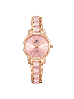 Kenneth Scott - Women's Analog Pink Dial Watch (K23547-Kcpp)