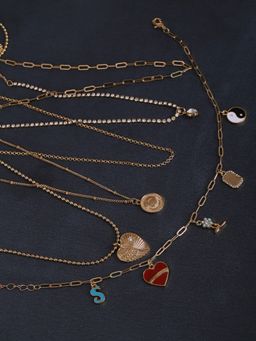 Lilly & Sparkle - Gold Plated Gold Toned Layered Jewellery (Set of 2)