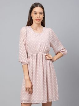 Globus - Pink Self Design Dress