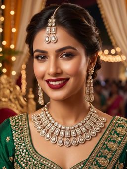 NUI - Gold Plated Jewellery Set for Women and Girls