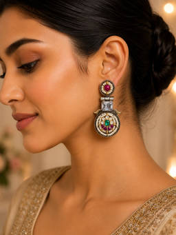 Viana Jewels - Chakra Pachi Drop Earrings