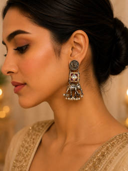 Viana Jewels - Gaj Gamini Drop Earrings
