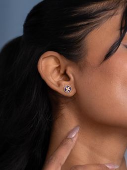 Shaya by CaratLane - Noor Earrings In Gold Plated 925 Silver