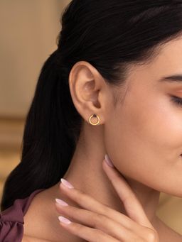 Shaya by CaratLane - Twilight Earrings In Gold-Plated 925 Silver