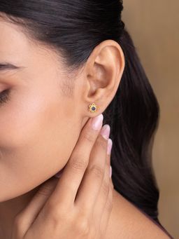 Shaya by CaratLane - Muse Earrings In Gold-Plated 925 Silver