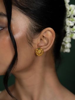 Shaya by CaratLane - Amara Earrings In Gold Plated 925 Silver