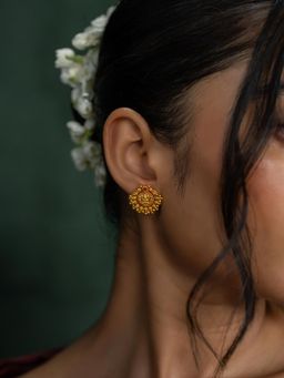 Shaya by CaratLane - Ananya Earrings In Gold Plated 925 Silver