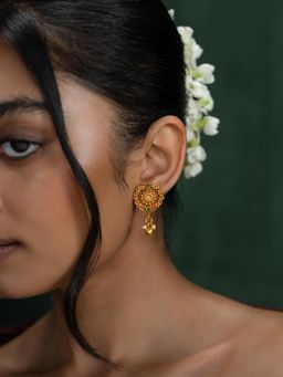 Shaya by CaratLane - Aira Earrings In Gold Plated 925 Silver