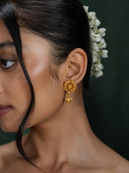 Shaya by CaratLane - Stuti Earrings In Gold Plated 925 Silver