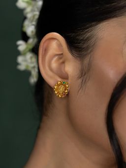 Shaya by CaratLane - Idhika Earrings In Gold Plated 925 Silver