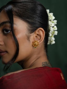 Shaya by CaratLane - Pratishtha Earrings In Gold Plated 925 Silver