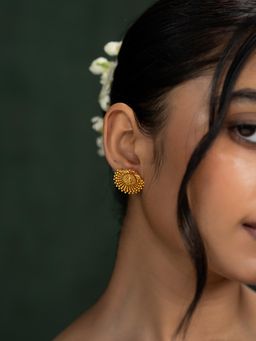 Shaya by CaratLane - Nishtha Earrings In Gold Plated 925 Silver