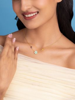Shaya by CaratLane - Blossom Flower Necklace In 925 Silver