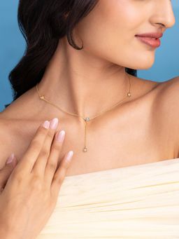 Shaya by CaratLane - Glisten Necklace In 925 Silver