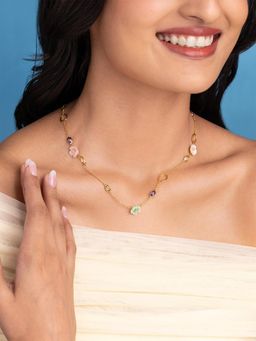 Shaya by CaratLane - Dewy Mist Necklace In 925 Silver