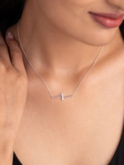 Shaya by CaratLane - Cherish Necklace In 925 Silver