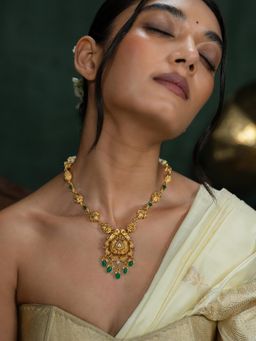Shaya by CaratLane - Ananya Necklace In Gold Plated 925 Silver