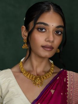 Shaya by CaratLane - Aira Necklace In Gold Plated 925 Silver