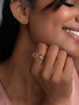 Shaya by CaratLane - Chavi Ring In Gold Plated 925 Silver
