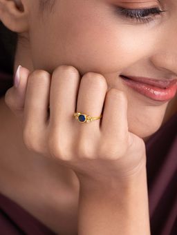Shaya by CaratLane - Positivity Ring In 925 Silver