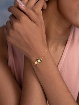 Shaya by CaratLane - Noor Bracelet In Gold Plated 925 Silver