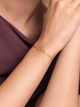 Shaya by CaratLane - Pearl Drop Bracelet In Gold-Plated 925 Silver
