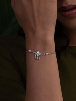 Shaya by CaratLane - The Trailblazer Elephant Bracelet Crafted In 925 Silver