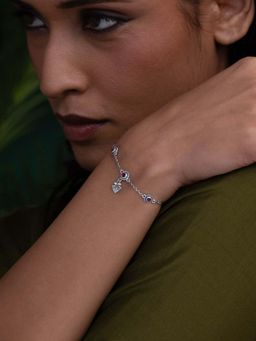 Shaya by CaratLane - The Gentle Giant Elephant Bracelet Crafted In 925 Silver