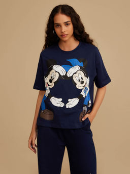 Kazo - Disney Mickey Mouse Graphic Printed T-Shirt