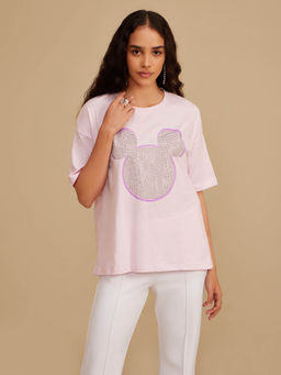 Kazo - Disney Mickey Mouse Heat Stud T-Shirt