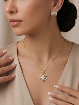 Nuyug - Star American Diamond Necklace Set