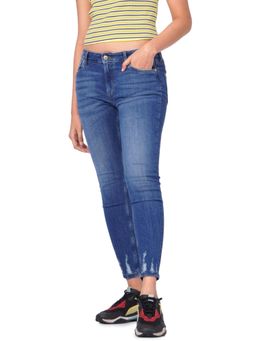 ONLY - Women Solid Casual Wear Blue Jeans