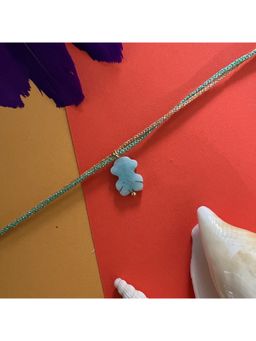 Digital Dress Room - Mini Teddy Bear Shape Charm Pendant Rakhi For Raksha Bandhan,Bro