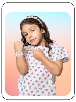 Spiky - Fun Digital Watch for Kids with Cute Animal Dial Shape - White Cat