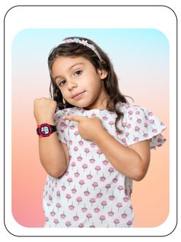 Spiky - Fun Digital Watch for Kids with Cute Animal Dial Shape - White Bear