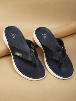 Carlton London - Solid Navy Blue Flipflops