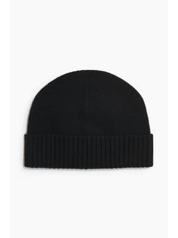 H&M - Men Black Rib-Knit Beanie